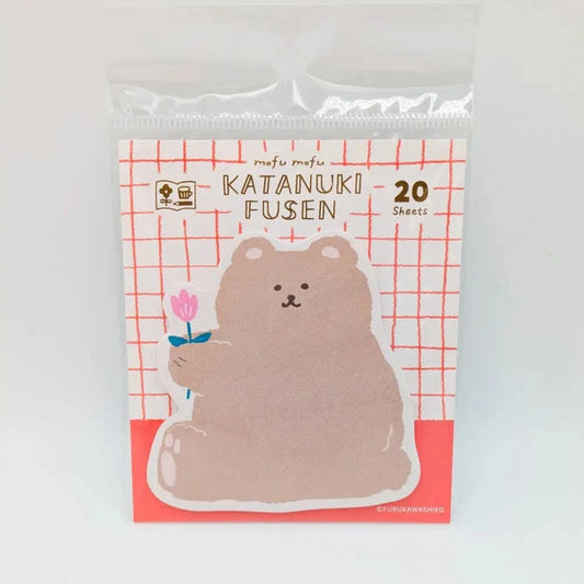 FURUKAWASHIKO Sticky Notes Sticky Notes - Watashi-biyori Series - Fluffy Bear