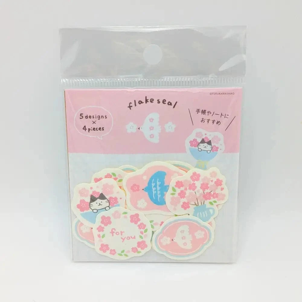 FURUKAWASHIKO Washi Stickers Washi Stickers - Sakura Kitties