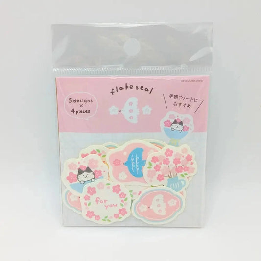 FURUKAWASHIKO Washi Stickers Washi Stickers - Sakura Kitties