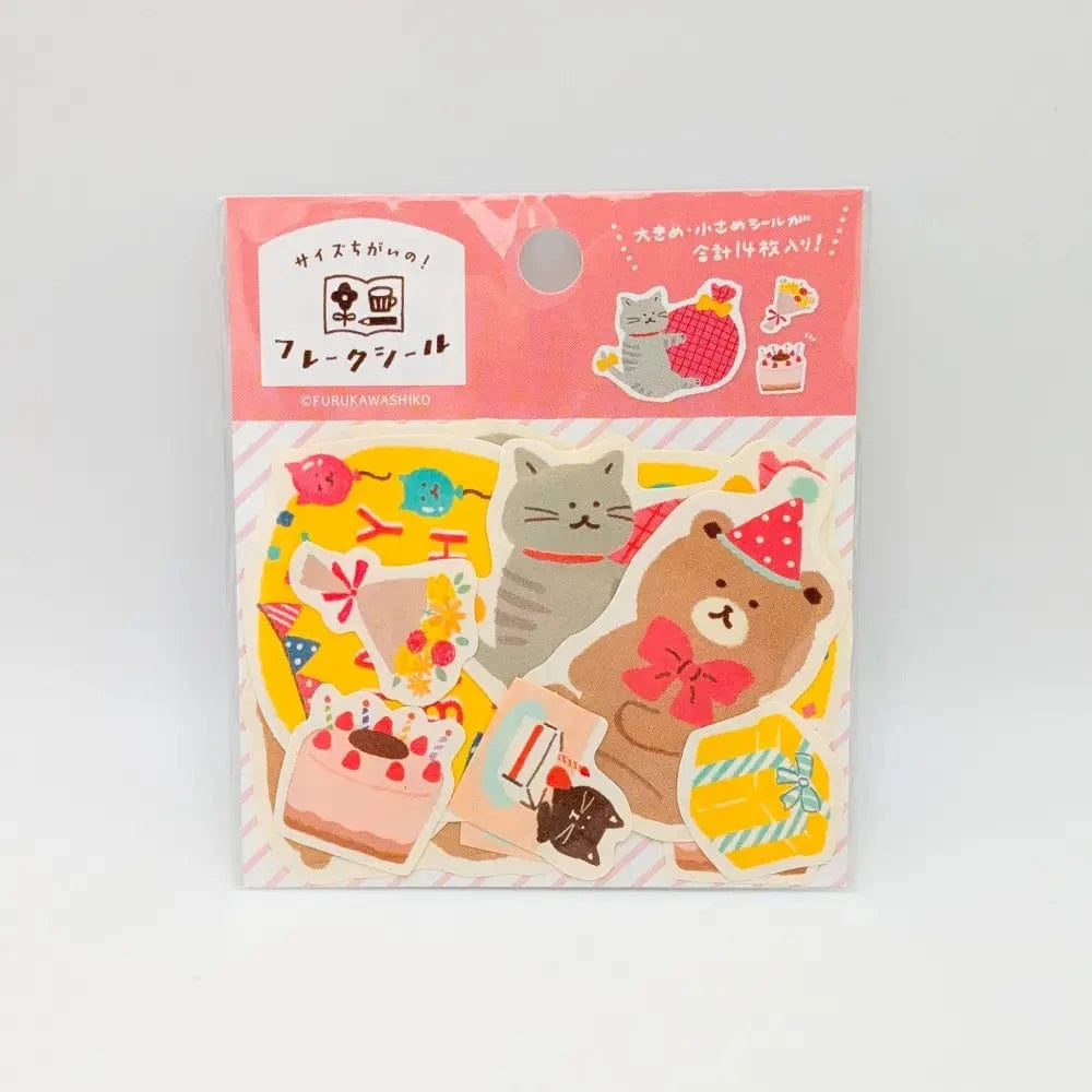 FURUKAWASHIKO Washi Stickers Washi Stickers - Watashi-biyori Series - Celebration