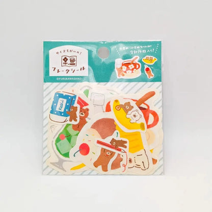 FURUKAWASHIKO Washi Stickers Washi Stickers - Watashi-biyori Series - Helping Bears