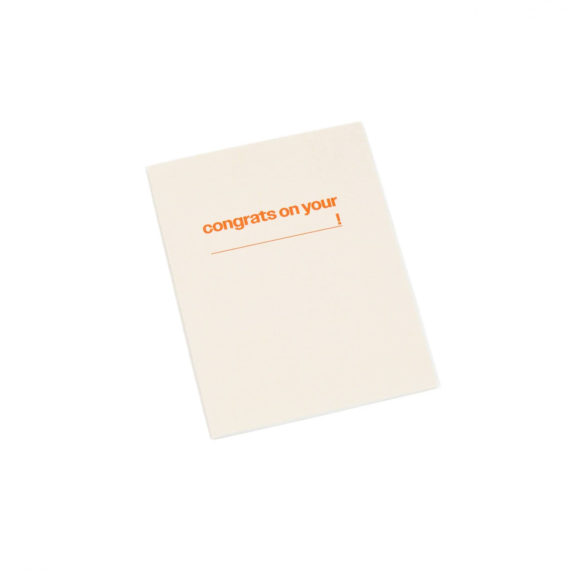 Gab Art & Design Congrats on your (blank) - greeting card