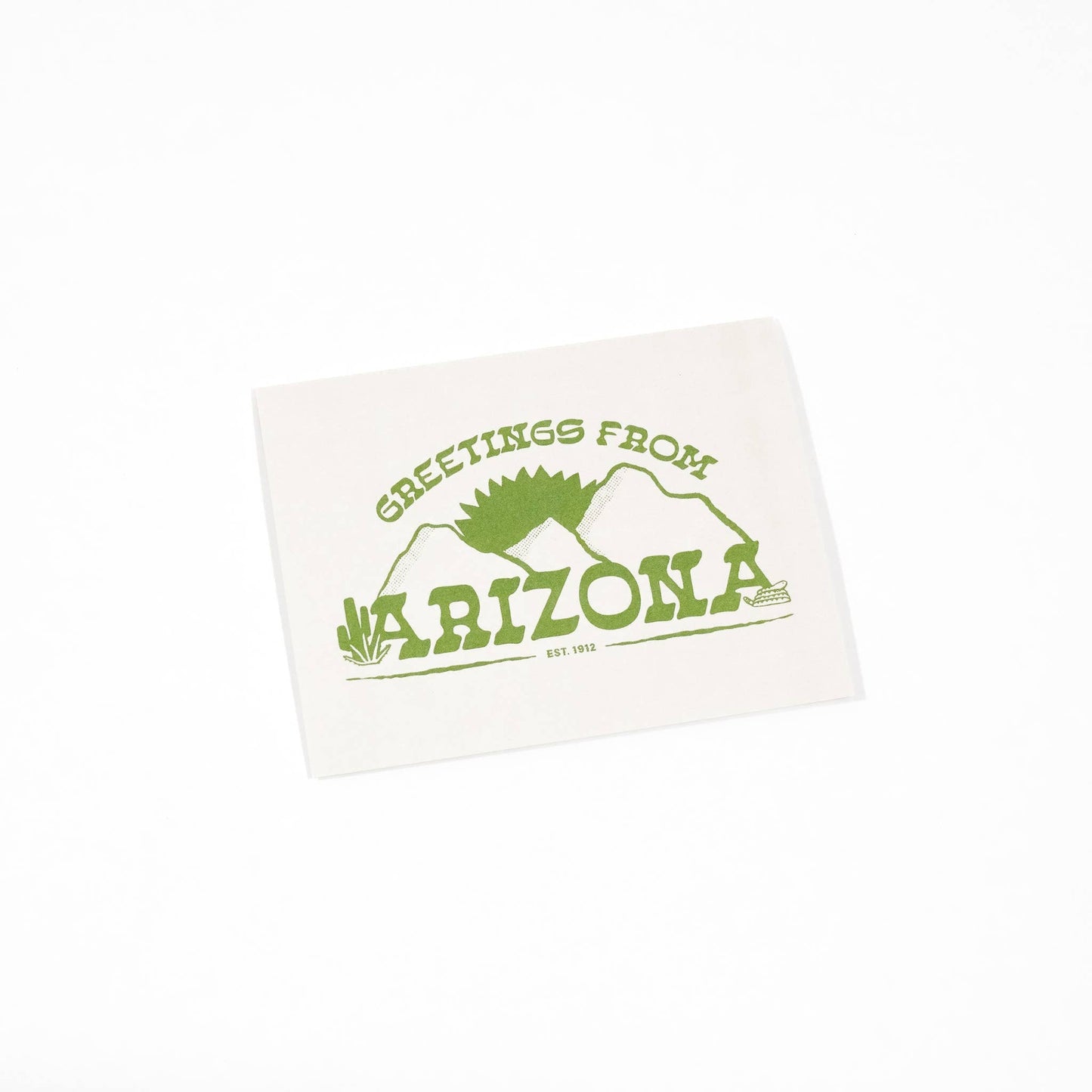 Gab Art & Design Greetings from arizona greeting card