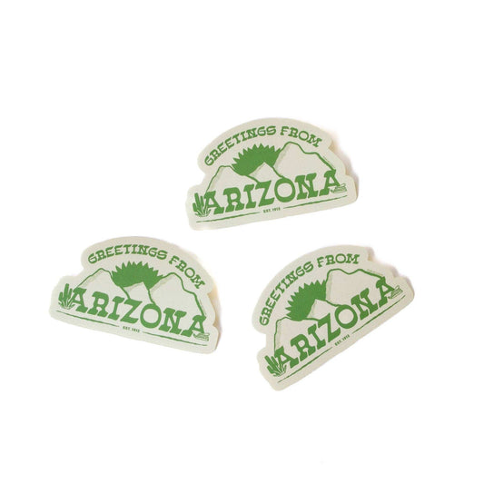 Gab Art & Design Greetings from arizona sticker