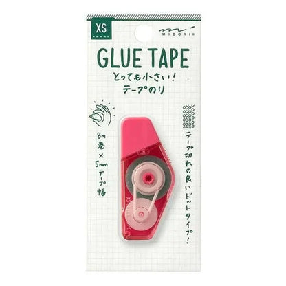 Hakubundo Glue & Adhesives PINK Midori XS Glue Tape