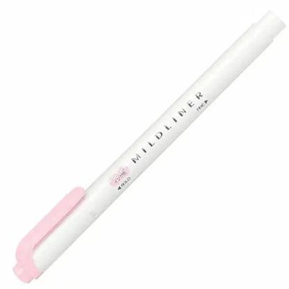 Hakubundo Highlighters & Markers BABY PINK ZEBRA Mildliner Highlighter & Marker