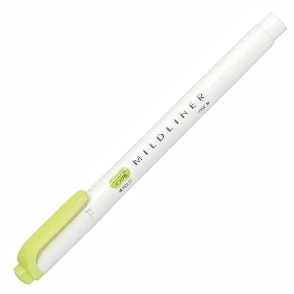 Hakubundo Highlighters & Markers CITRUS GREEN ZEBRA Mildliner Highlighter & Marker