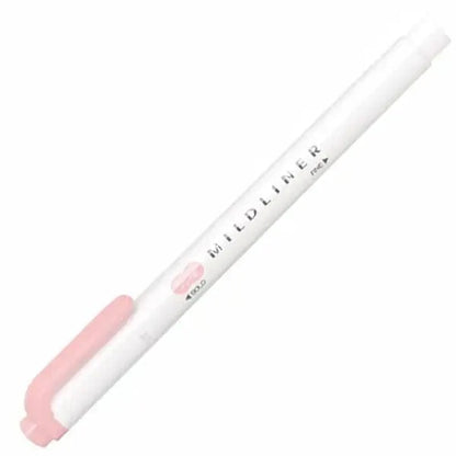Hakubundo Highlighters & Markers DUSTY PINK ZEBRA Mildliner Highlighter & Marker