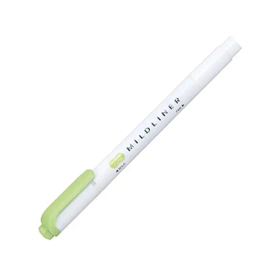 Hakubundo Highlighters & Markers GREEN ZEBRA Mildliner Highlighter & Marker