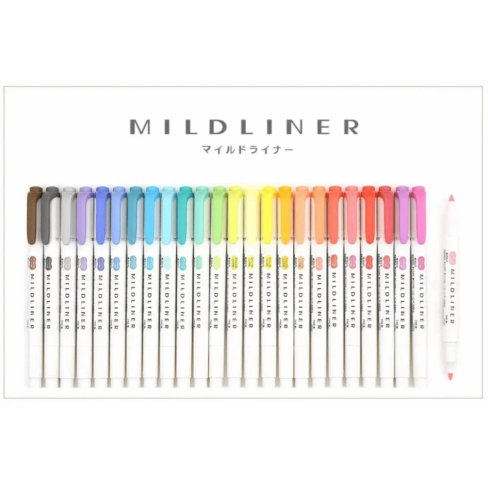 Hakubundo Highlighters & Markers ZEBRA Mildliner Highlighter & Marker