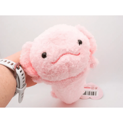 Hakubundo Pen & Pencil Cases Light Pink Axolotl Plush Pen Case Fluffy Fabric Pouch M