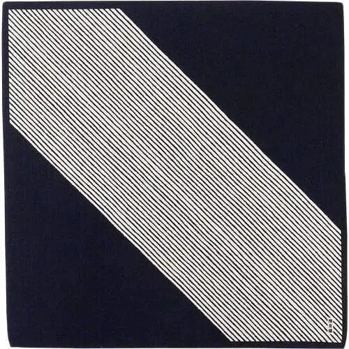 HAMAMONYO gift wrapping Black Stripes Bento Furoshiki Cloths 19"