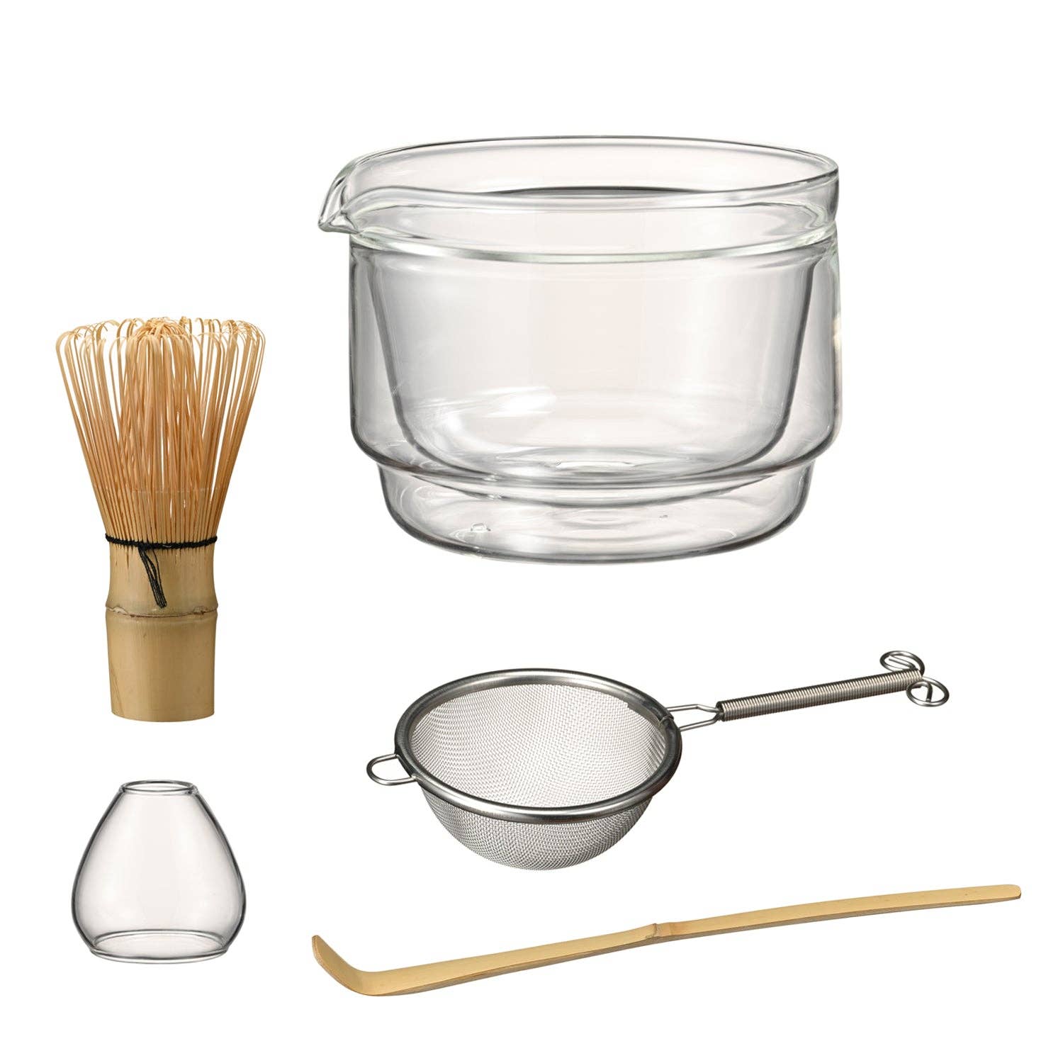 HARIO USA Tea & Tea Sets Clear Matcha Tea Gift Set