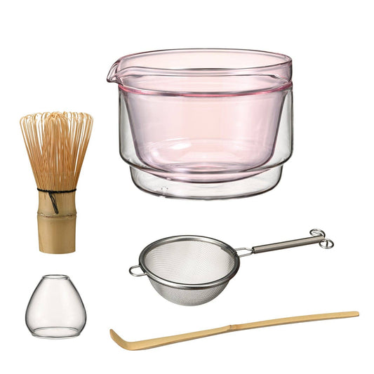 HARIO USA Tea & Tea Sets Pink Matcha Tea Gift Set