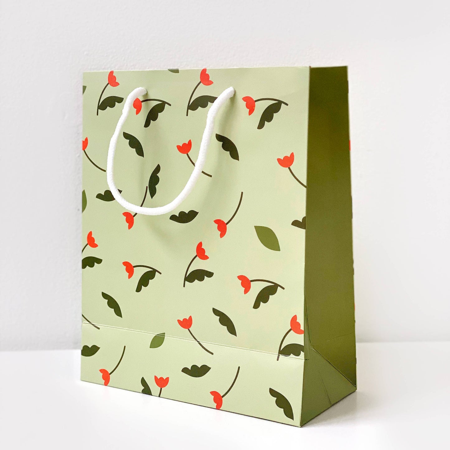 Have A Nice Day Holiday Flower Gift Bag A4