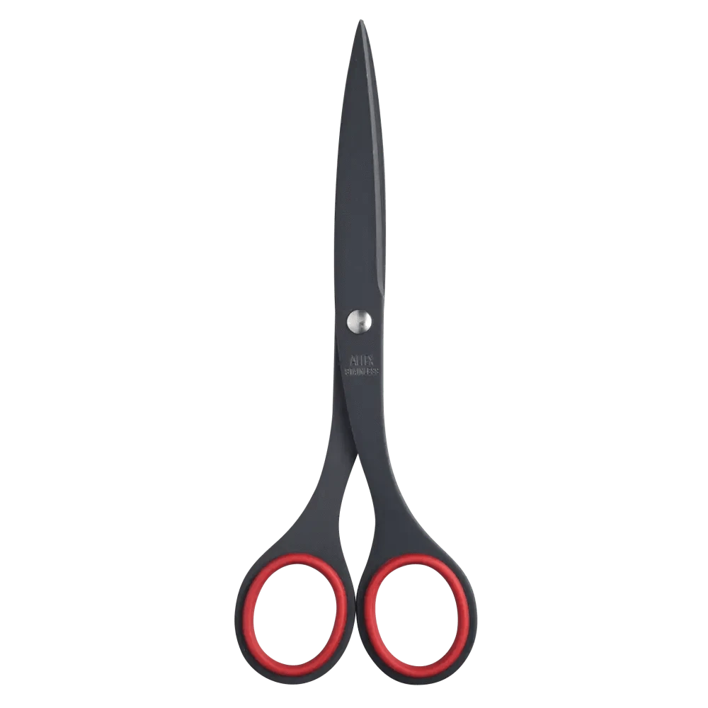 "Japacolle" Japan Collections Scissors Allex S-165F Office scissors (M) Black: Black