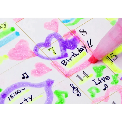 【Japanese Stationery】ZEBRA GLITTER HIGHLIGHTER KIRARICH PEN