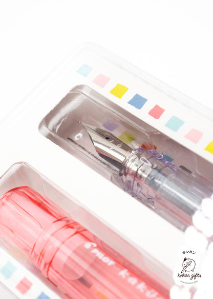 JPT Coral / Fine Kakuno Fountain Pen