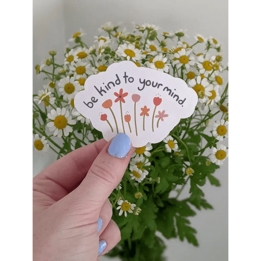 Just Peachy Press Vinyl Stickers Be Kind To Your Mind Just Peachy Stickers