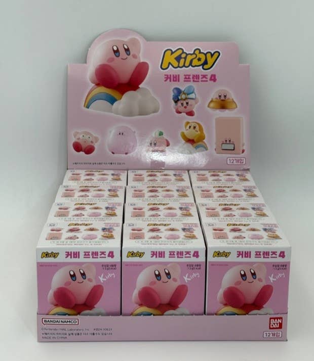 K_Wonderland Blind Box Bandai Kirby 3D Figure Random Box Collectible Toy Ver.4