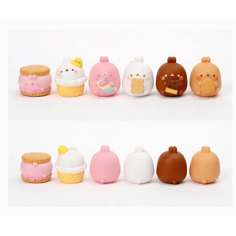 K-Wonderland Blind Box Molang Snack Time Theme Random Figure Box