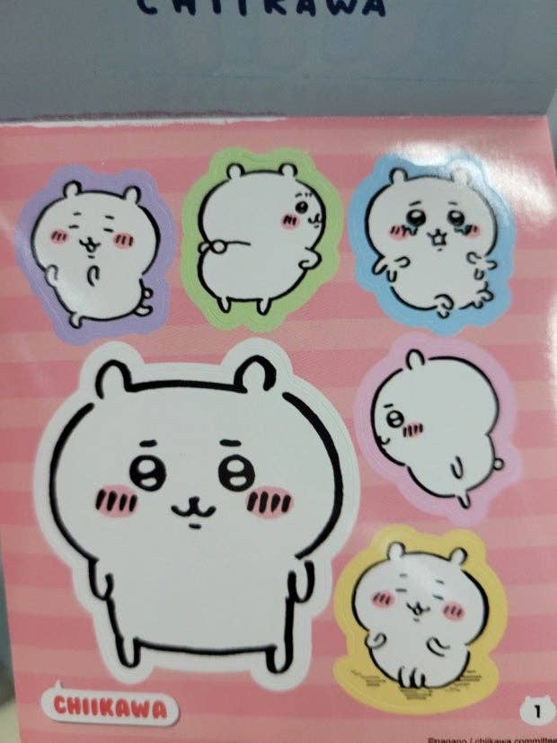 K-Wonderland Chiikawa Sticker Mini Book – Official Sticker Collection
