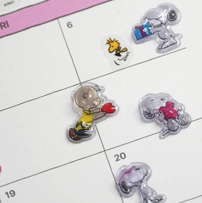 K-Wonderland Decorative Stickers PEANUTS 3D Crystal Sticker – BonBon Drop Snoopy