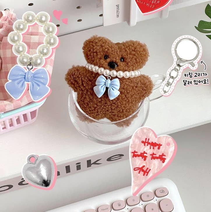 K-Wonderland DIY Teddy Bear Keychain Decoration Kit