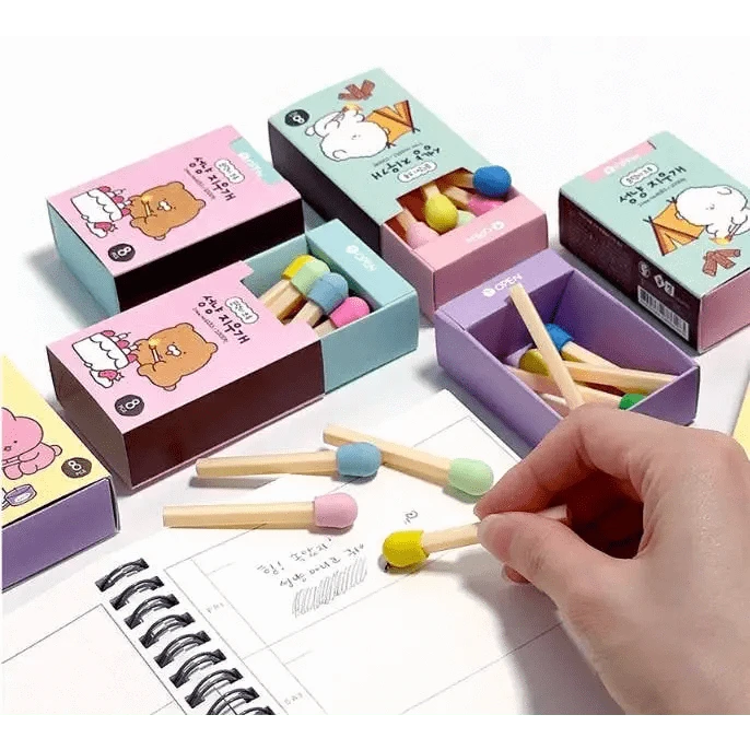 K_Wonderland Erasers Cute Match-Shaped Erasers