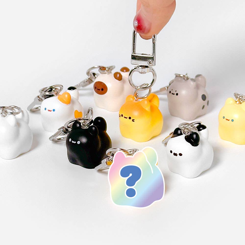 K-Wonderland Kawaii Bread Cat Keychain – Mystery Blind Box