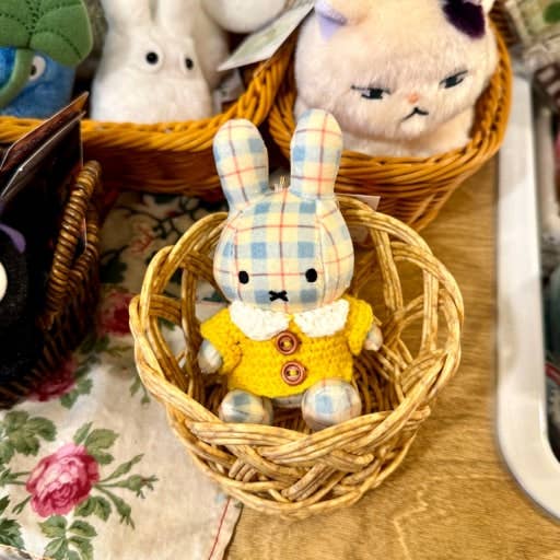 K-Wonderland Keychains Limited Edition Check Miffy Keychain Plush
