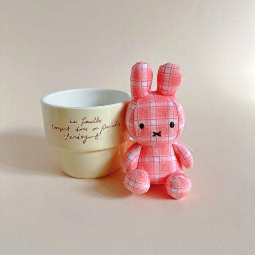 K-Wonderland Keychains Limited Edition Check Miffy Keychain Plush
