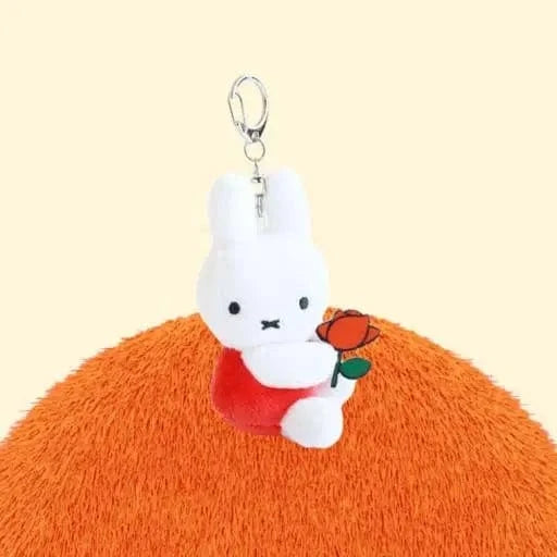 K-Wonderland Keychains Miffy & Friends with Flower Plush Key Chain bag Charm