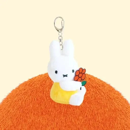 K-Wonderland Keychains Miffy & Friends with Flower Plush Key Chain bag Charm