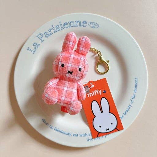 K-Wonderland Limited Edition Check Miffy Keychain Plush