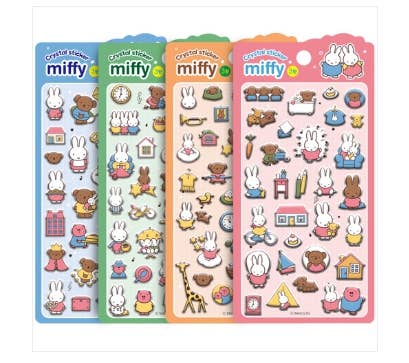 K-Wonderland Miffy 3D Crystal Sticker Vol.3 – Bonbon Epoxy Deco Stickers
