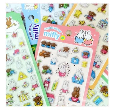 K-Wonderland Miffy 3D Crystal Sticker Vol.3 – Bonbon Epoxy Deco Stickers
