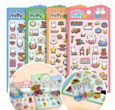 K-Wonderland Miffy 3D Crystal Sticker Vol.3 – Bonbon Epoxy Deco Stickers