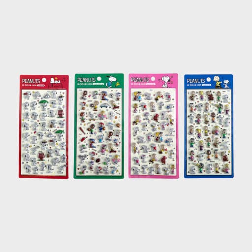 K-Wonderland Snoopy’s Daily Life-Red PEANUTS 3D Crystal Sticker – BonBon Drop Snoopy