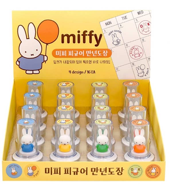 K_Wonderland Stamps Miffy Pre-inked Figure Deco Stamp