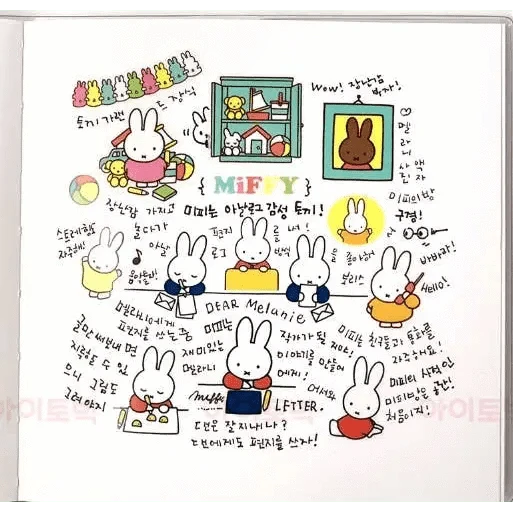 K_Wonderland Sticker Sheet Miffy Deco Stickers Variety Pack