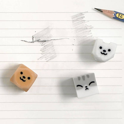 K_Wonderland Stretchy Pet Random Eraser – Dog & Cat Characters
