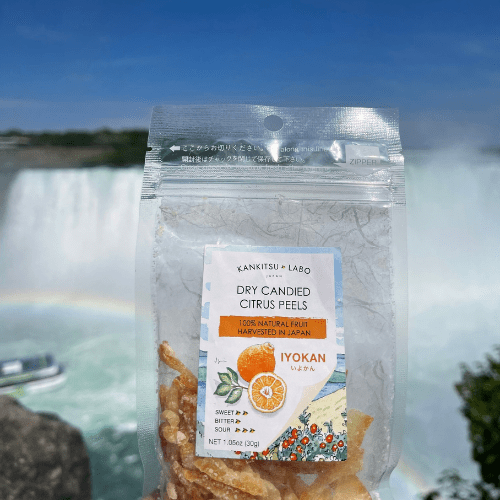 KANKITSU LABO Candy & Chocolate Dry Candied Japanese Citrus Peel | Iyokan (いよかん) | 1.05 oz