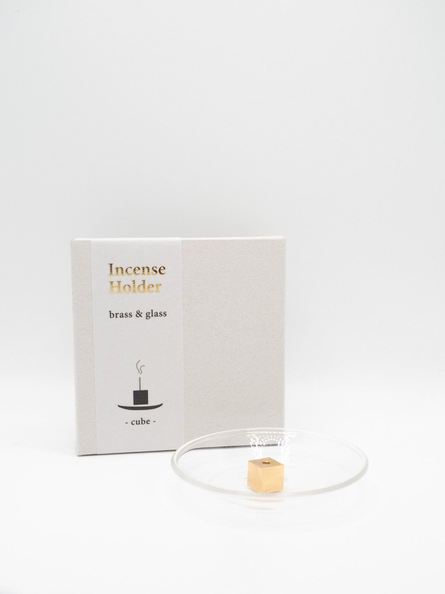 Kousaido Co.,Ltd. Incense Brass and Glass Incense Holder