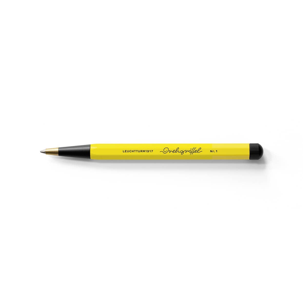 LEUCHTTURM1917 Lemon / Black Bauhaus Edition - Drehgriffel Nr. 1 - Ballpoint Pen