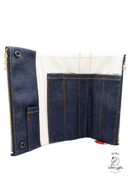 LUDDITE Co. Denim Luddite Denim Bendy Pen Case
