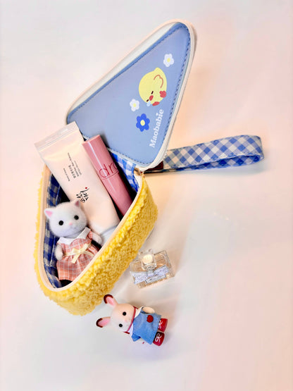 Maobabie Strawberry Sando Sandwich Wristlet Pouch