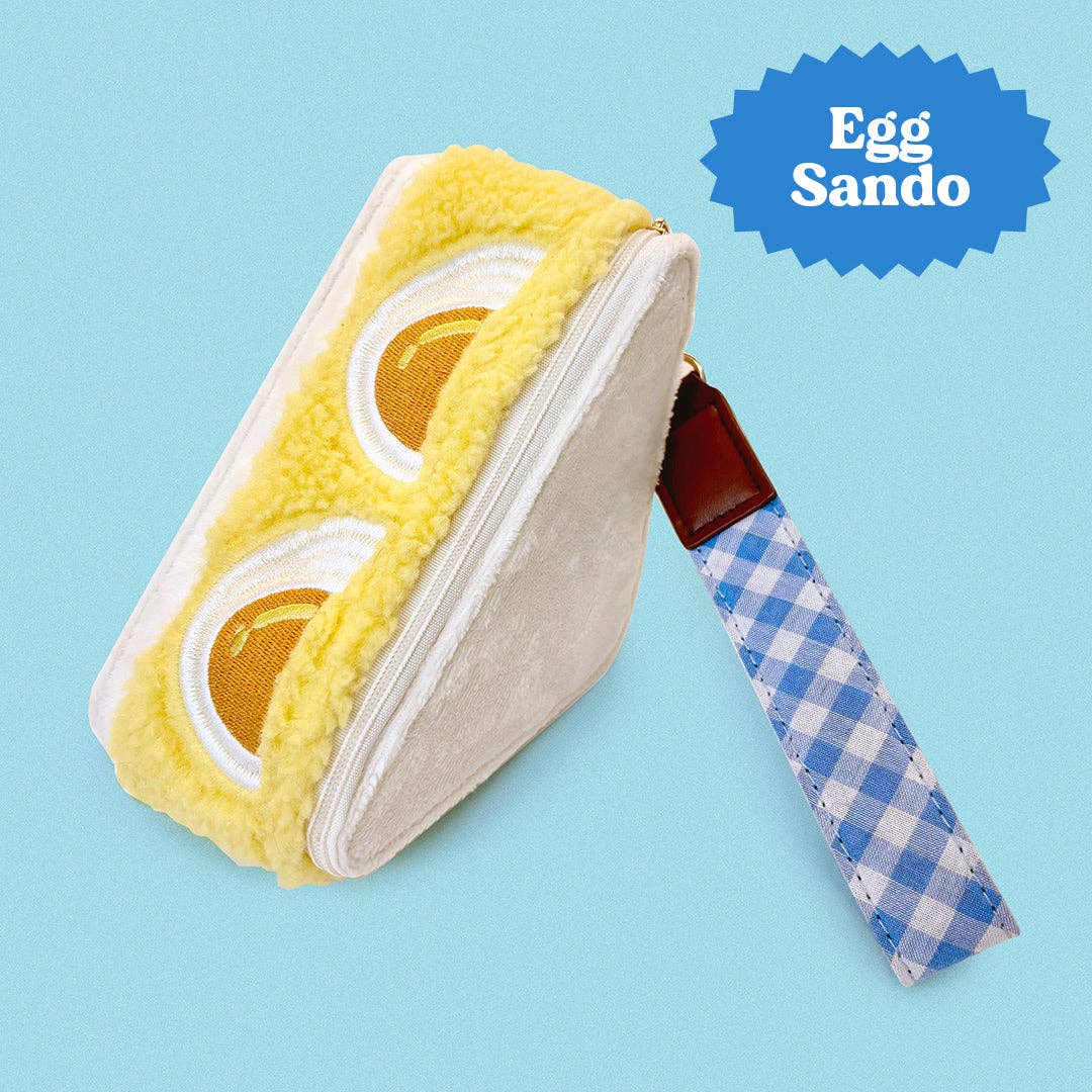 Maobabie Strawberry Sando Sandwich Wristlet Pouch