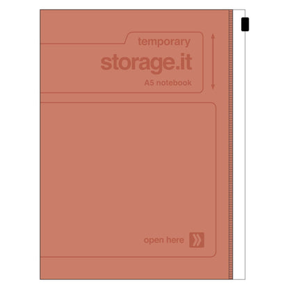 MARK'S Inc. Brown Eco-friendly refillable Notebook A5 / STORAGE.it