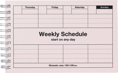 MARK'S Inc. Calendars, Organizers & Planners Dayfree Weekly Schedule